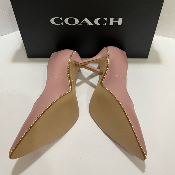 NWT 🖤 COACH HIGH HEELS✨size - 6.5 - Picture 6 of 9